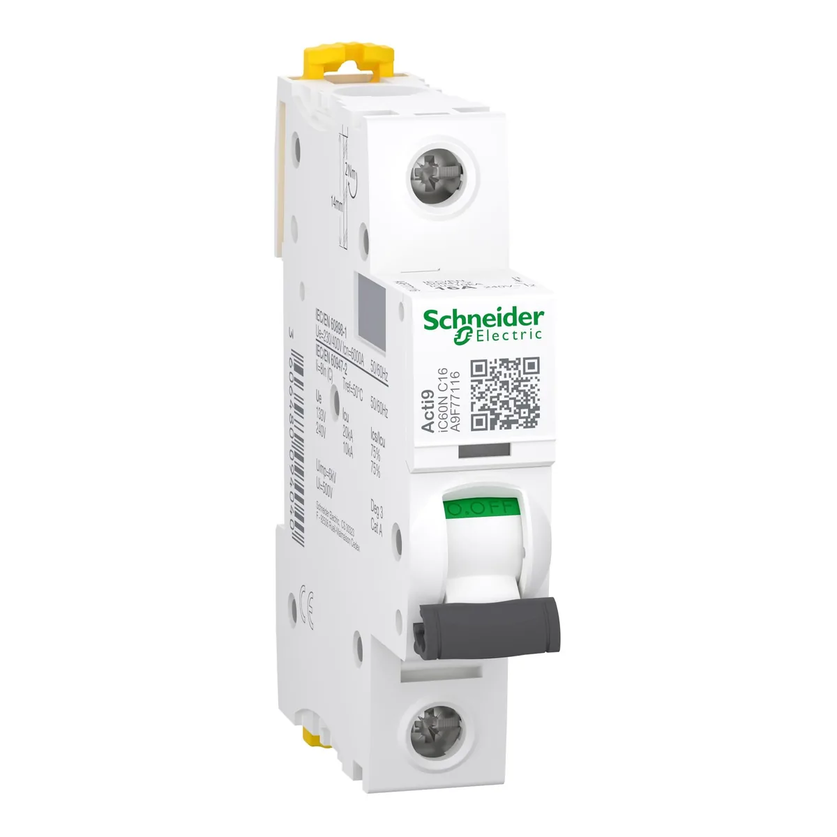 Schneider Acti9 iC60N 1P C10A 6kA Otomatik Sigorta